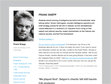 Tablet Screenshot of franksnepp.com